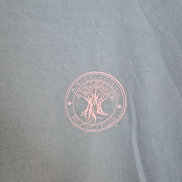 Comfort Colors Mississippi roots short sleeve shirt size large - Picture 2 of 5